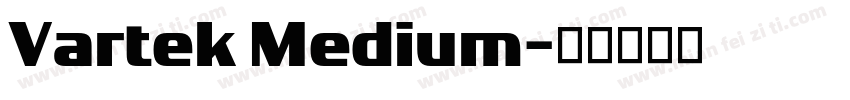 Vartek Medium字体转换